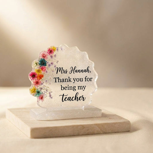 Floral Resin Bloom Keepsake Set