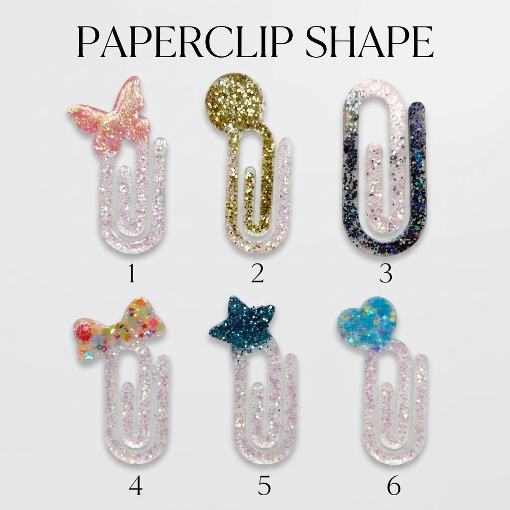 Glitter Resin Desk Accent Set Large