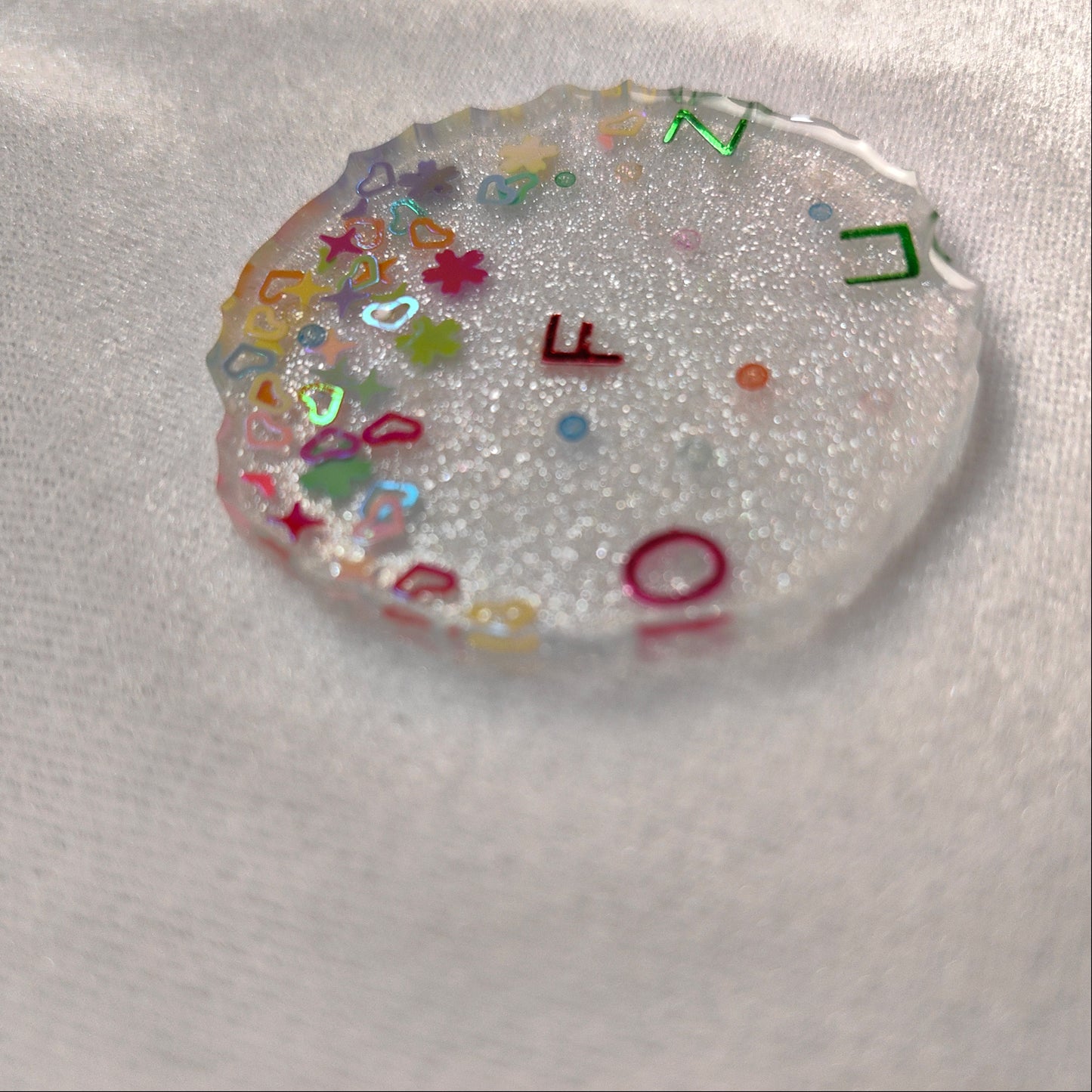 Glitter Resin Desk Accent Set Large