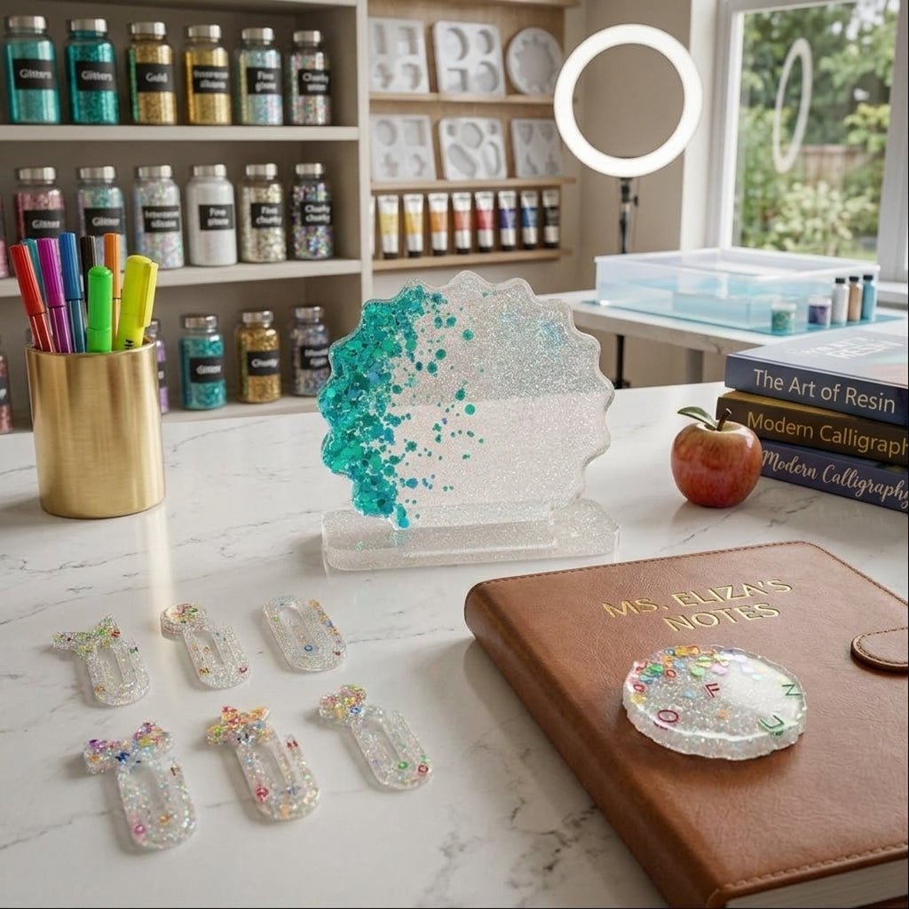 Custom Resin Desk Keepsake