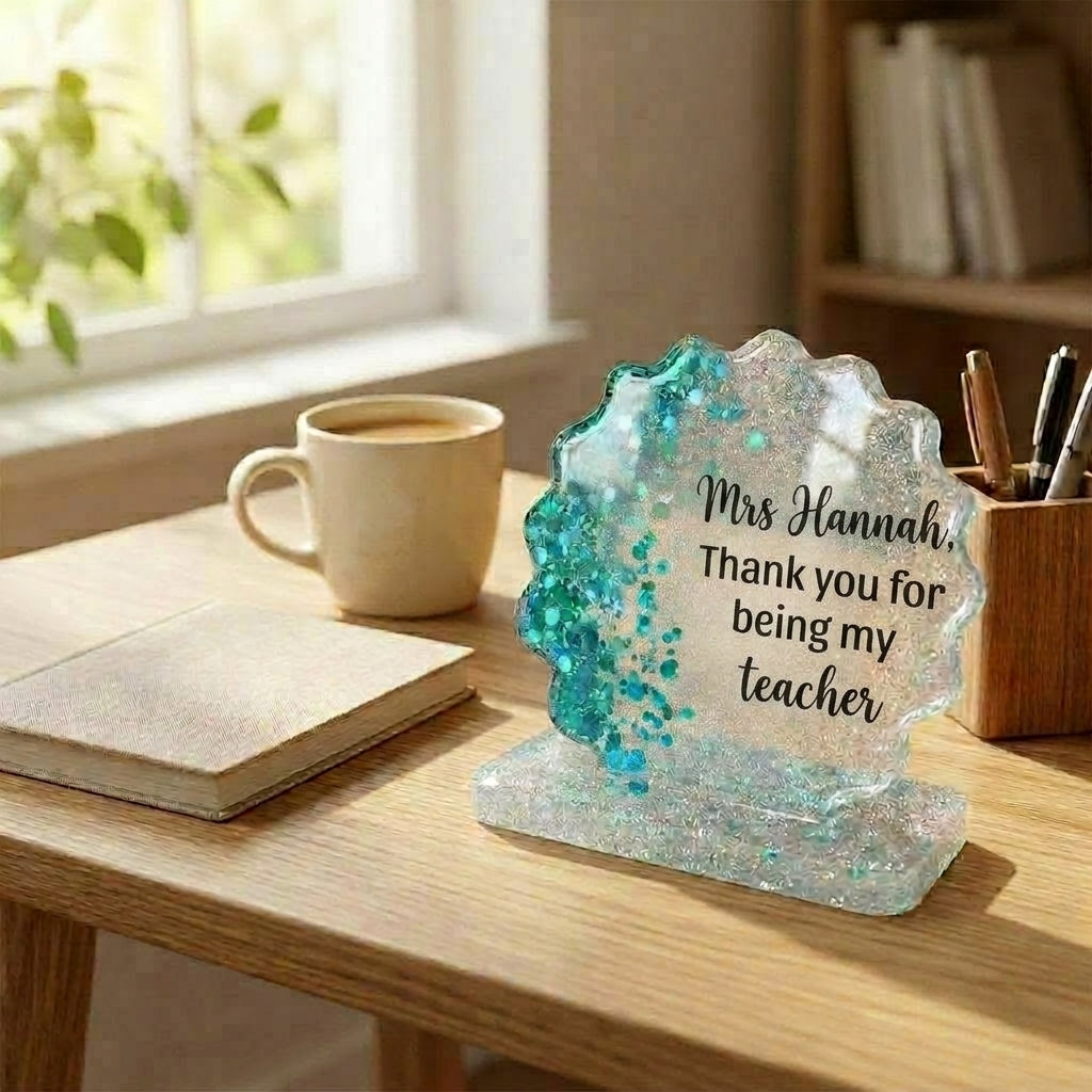 Custom Resin Desk Keepsake
