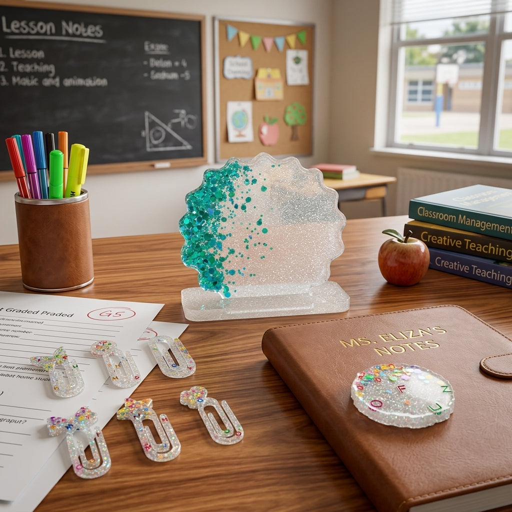Custom Resin Desk Keepsake