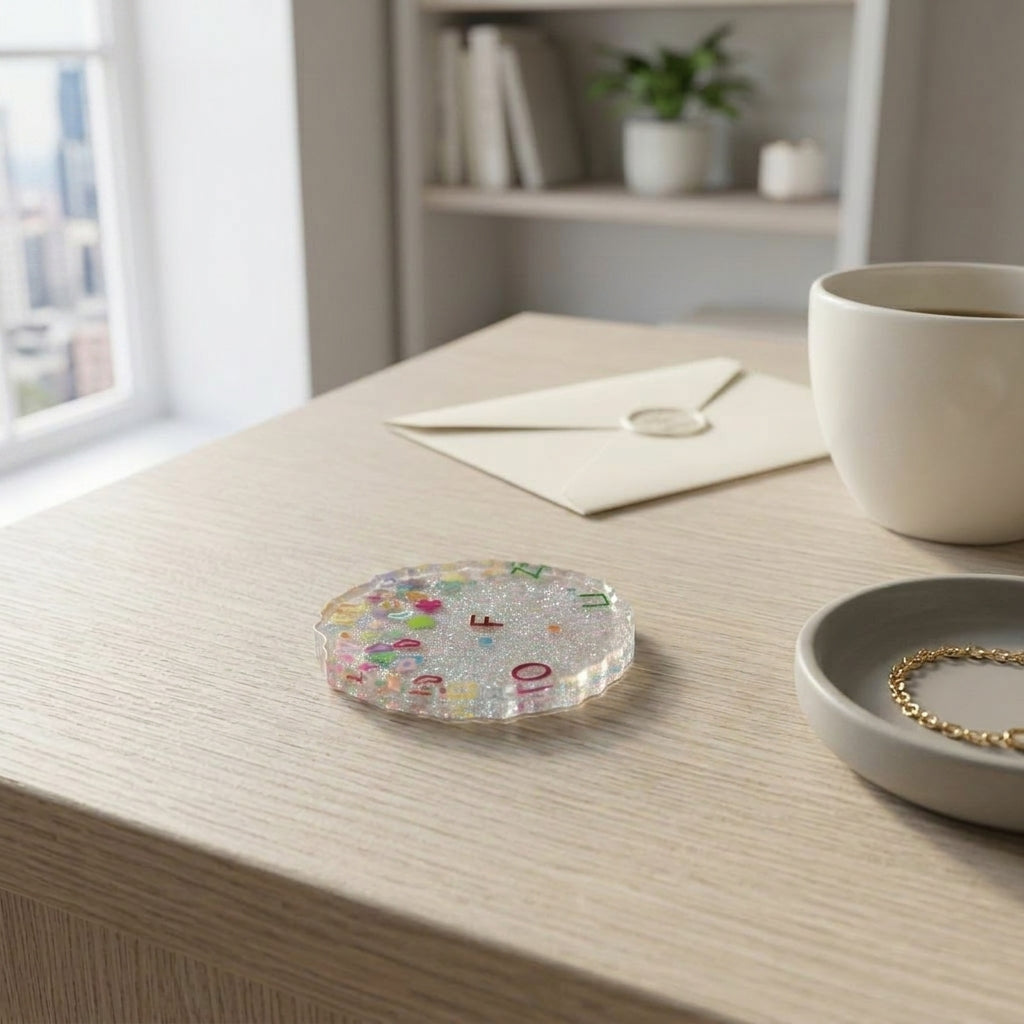 Custom Resin Desk Keepsake