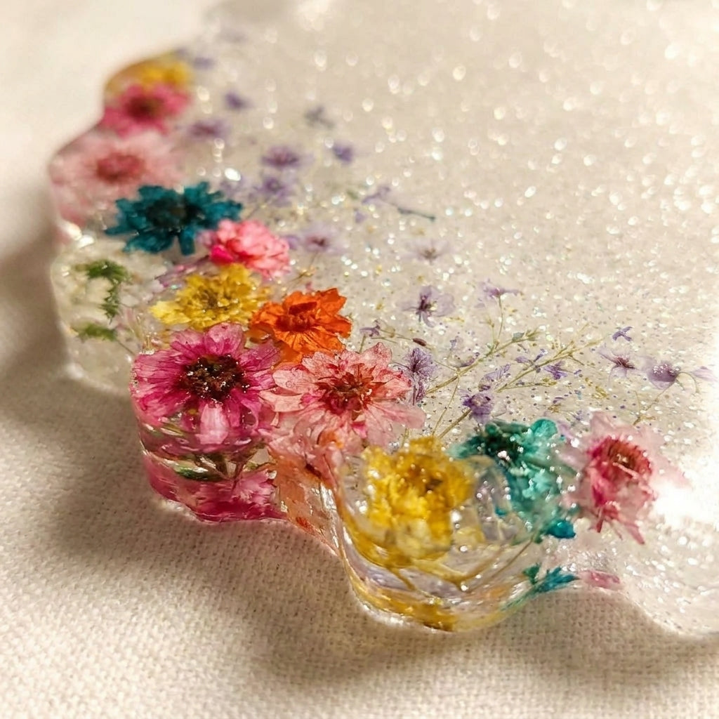 Floral Resin Bloom Keepsake Set