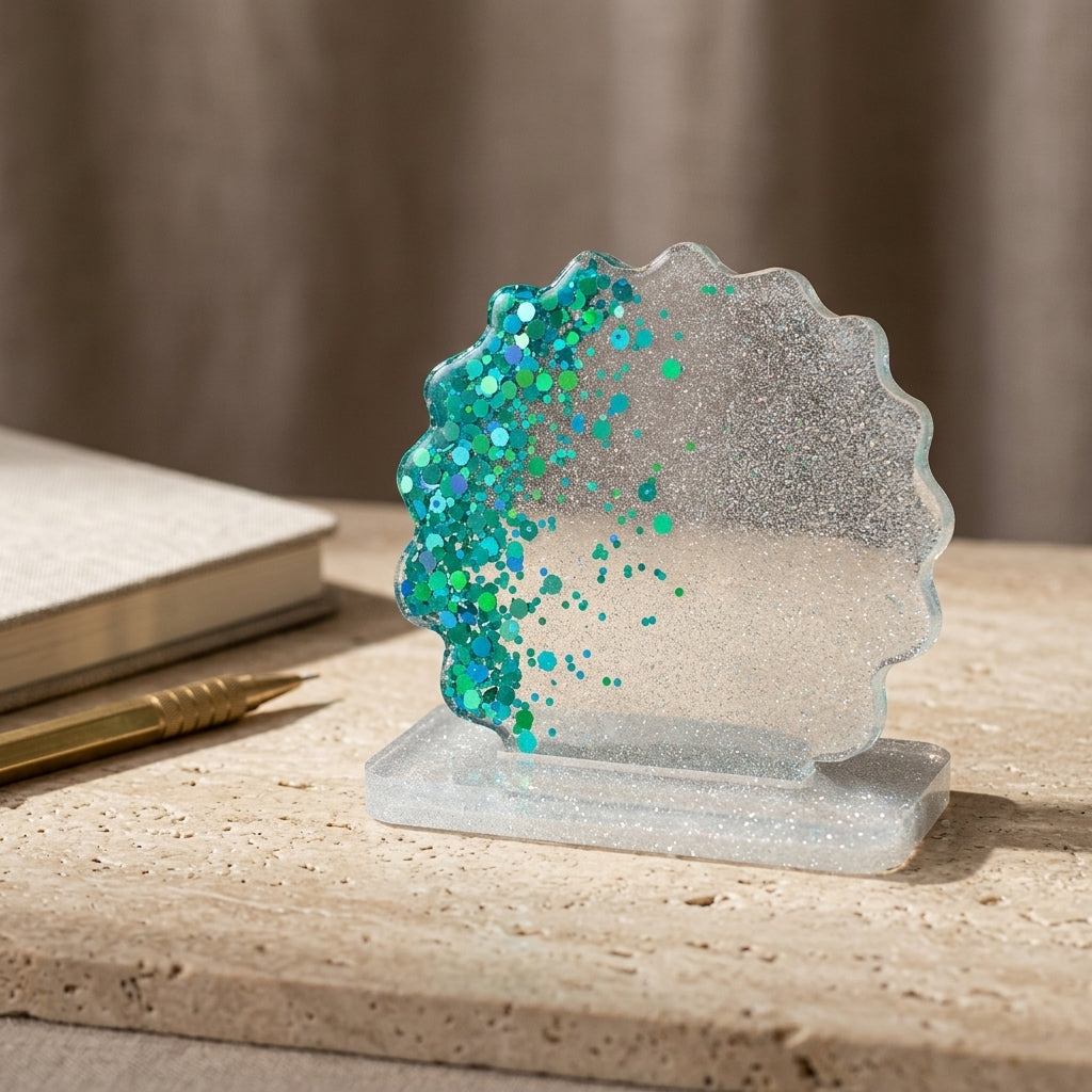 Custom Resin Desk Keepsake