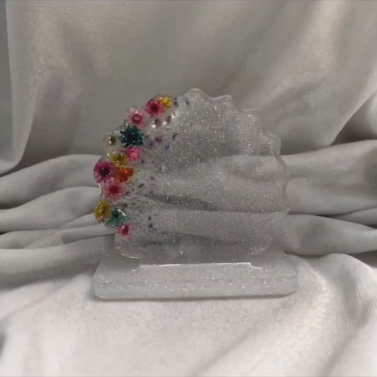 Floral Resin Bloom Keepsake Set